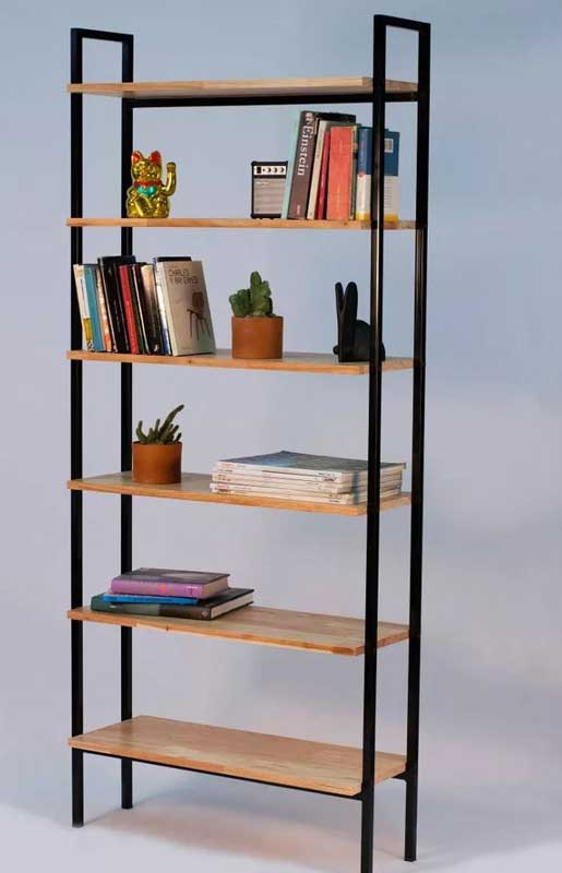 استند کتابخانه چوبی استند کتابخانه چوبی